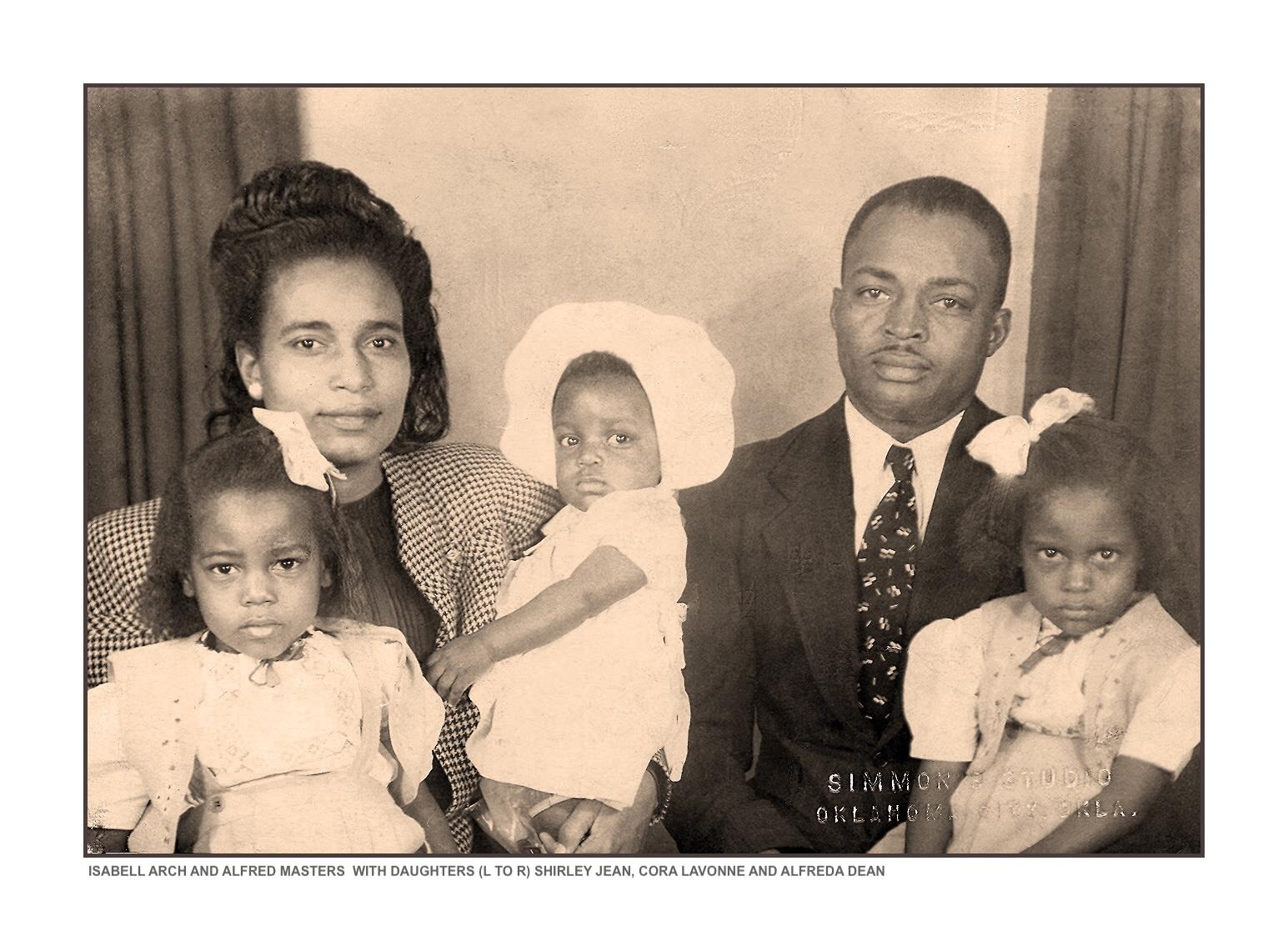 The Masters family in 1946.